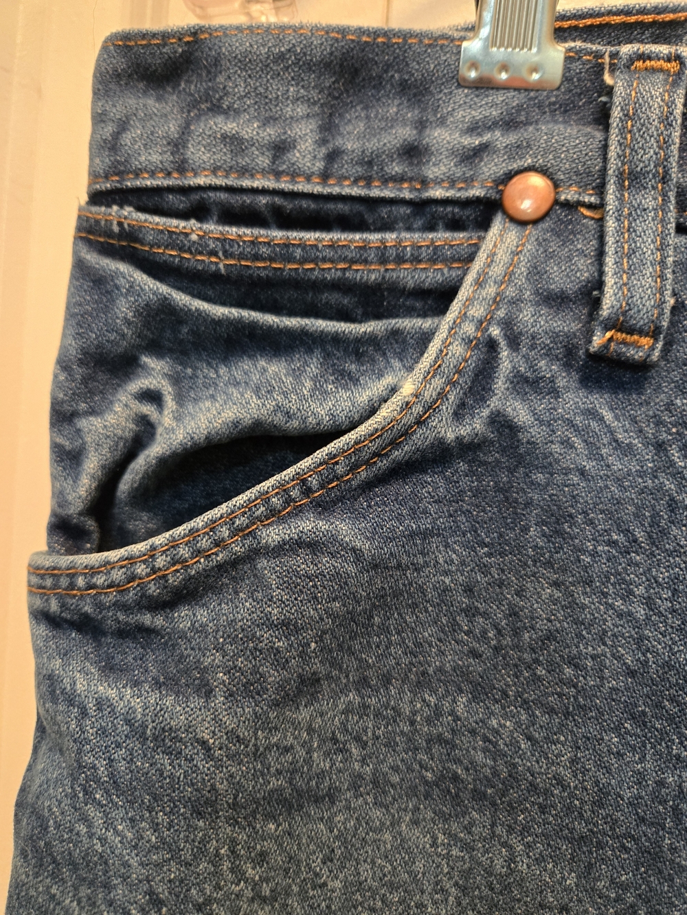 Wrangler Men' 936 Straight-Leg Indigo Denim Jeans - Picture 4 of 12